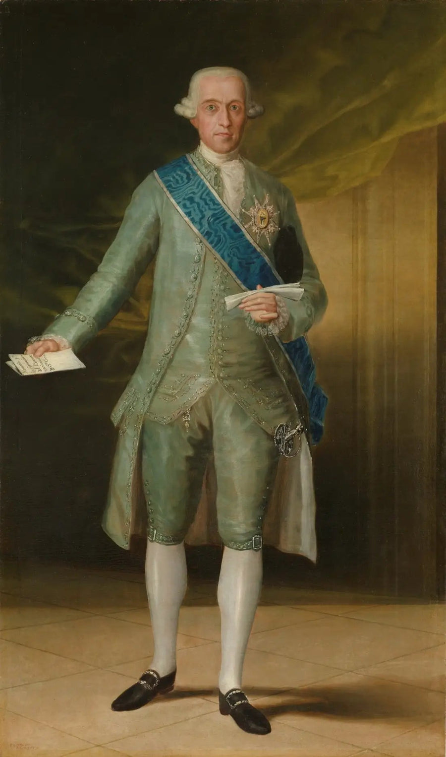 Porträt des Grafen von Floridablanca - Francisco de Goya