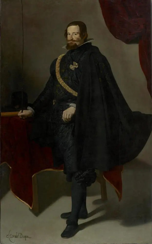 Portrait du comte-duc d'Olivares - Diego Velázquez image 1 copie de tableau peinte à la main