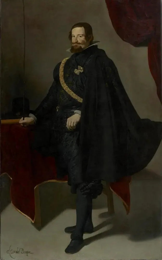 Porträt des Graf-Dukes von Olivares - Diego Velázquez