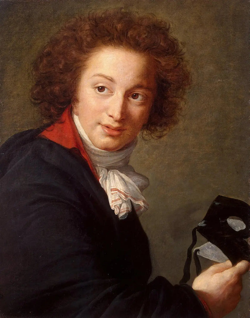 Portrait des Grafen Grigori Tchernychev mit einer Maske in der Hand - Élisabeth Vigée Le Brun