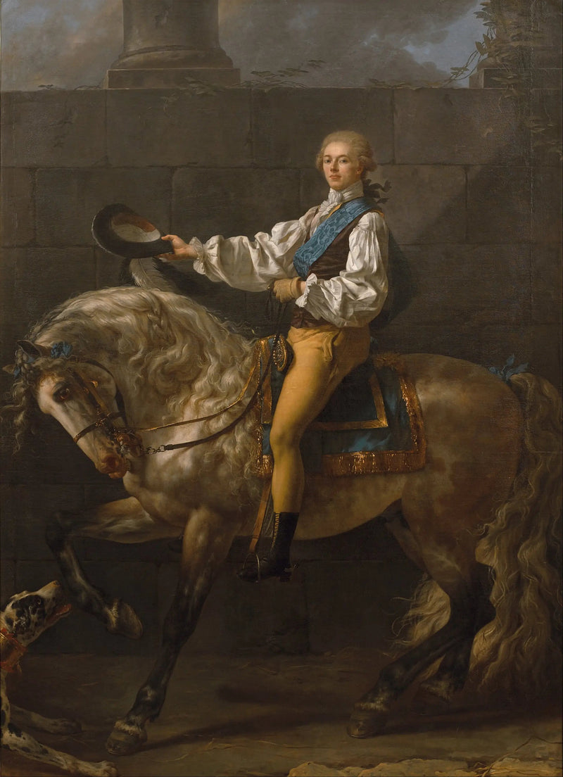 Porträt des Grafen Stanislas Potocki - Jacques-Louis David