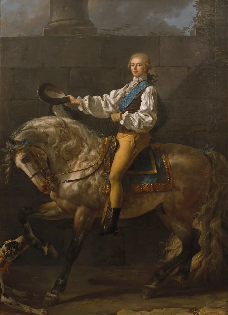 Porträt des Grafen Stanislas Potocki - Jacques-Louis David