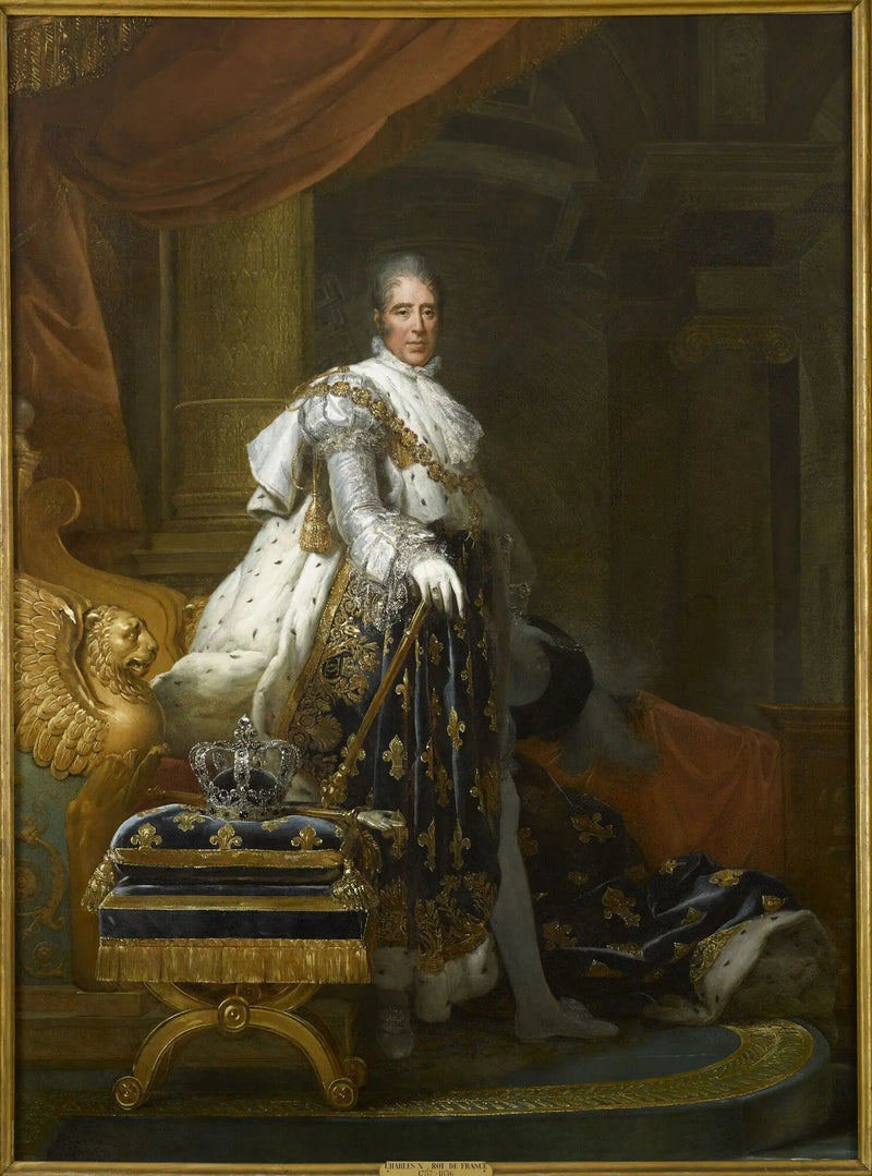Porträt der Krönung von Karl X - François Gérard