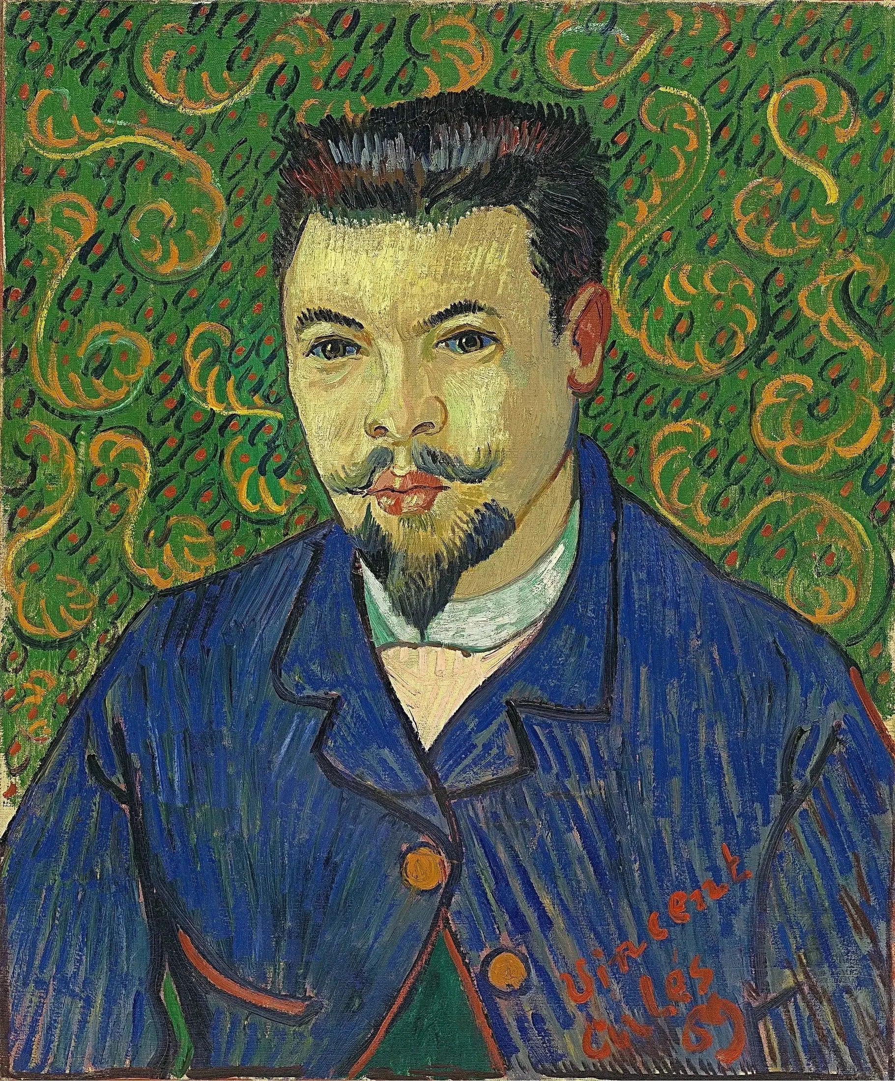 Portrait du docteur Rey - Vincent van Gogh image 1 reproduction réalisée par Alpha Reproduction