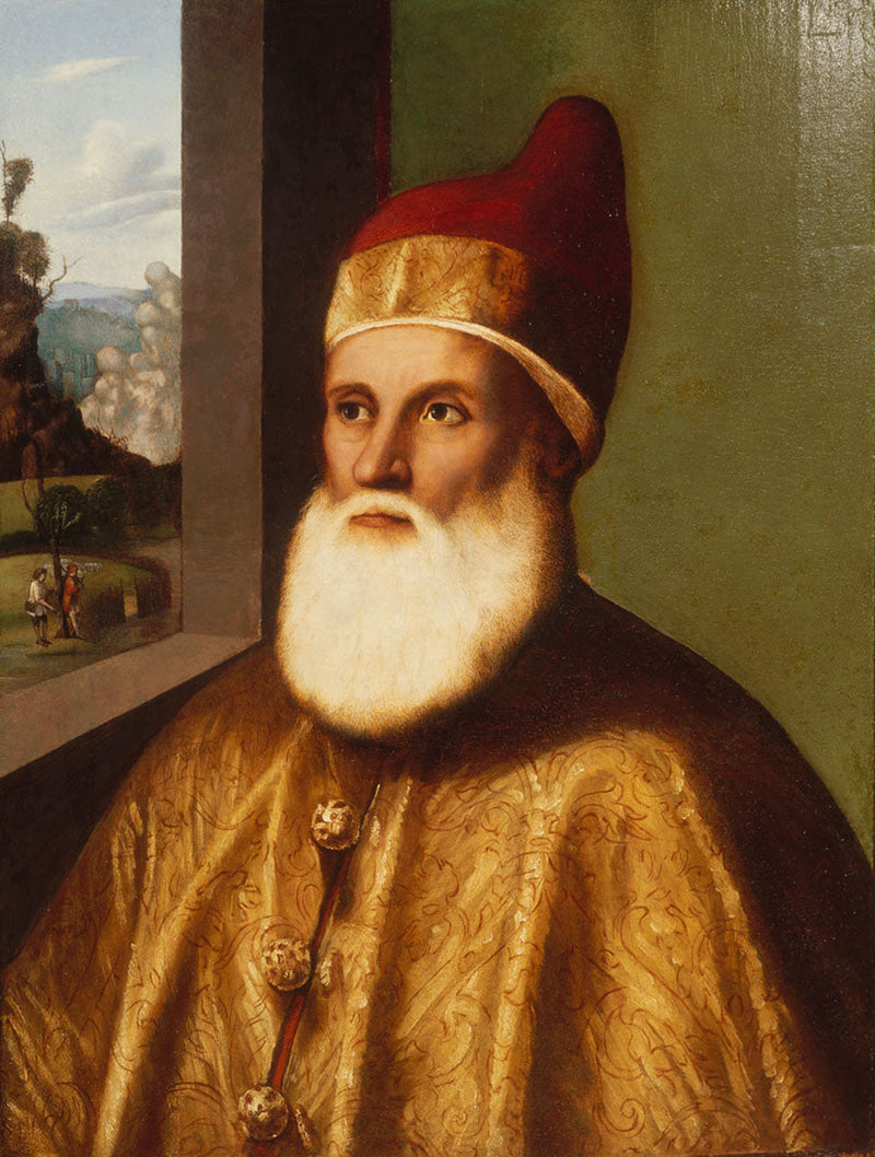 Porträt des Dogen Agostino Barbarigo - Marco Basaiti