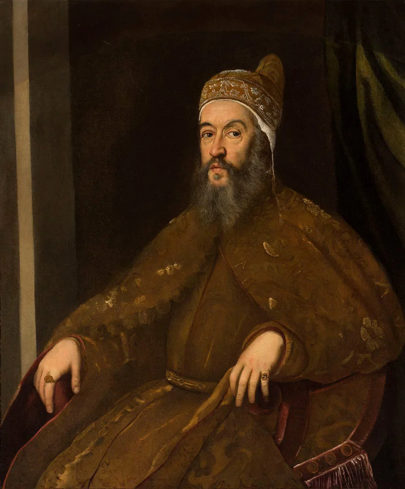 Porträt des Dogen Alvise Mocenigo - Jacopo Tintoretto