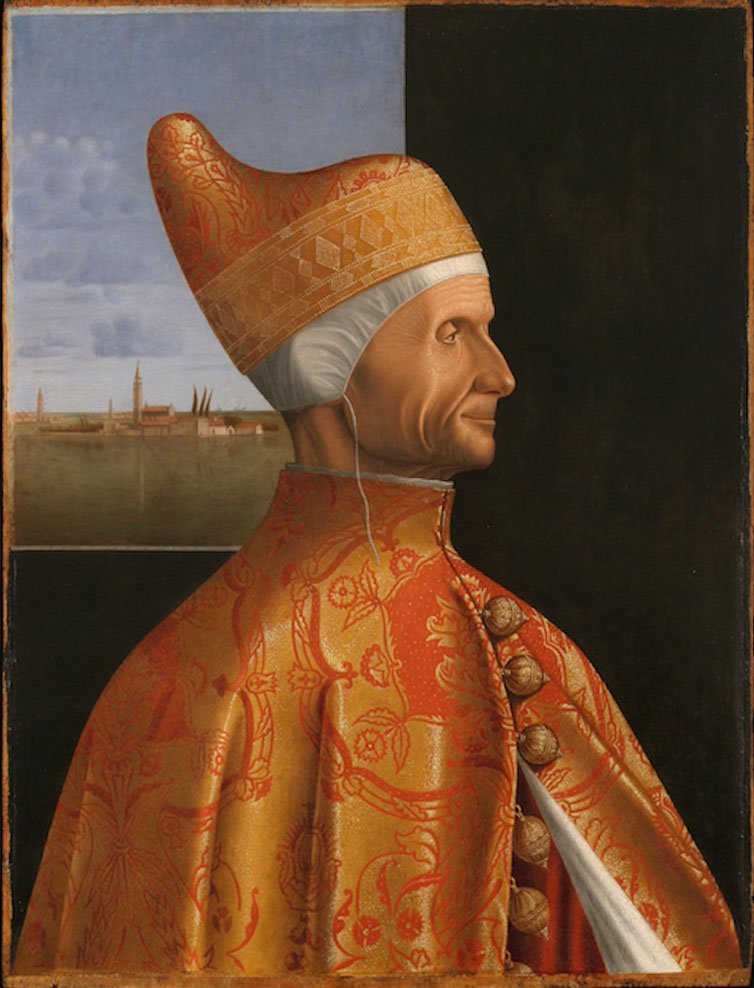 Portrait du Doge Léonard Loredan - Vittore Carpaccio image 1 reproduction artisanale de tableau