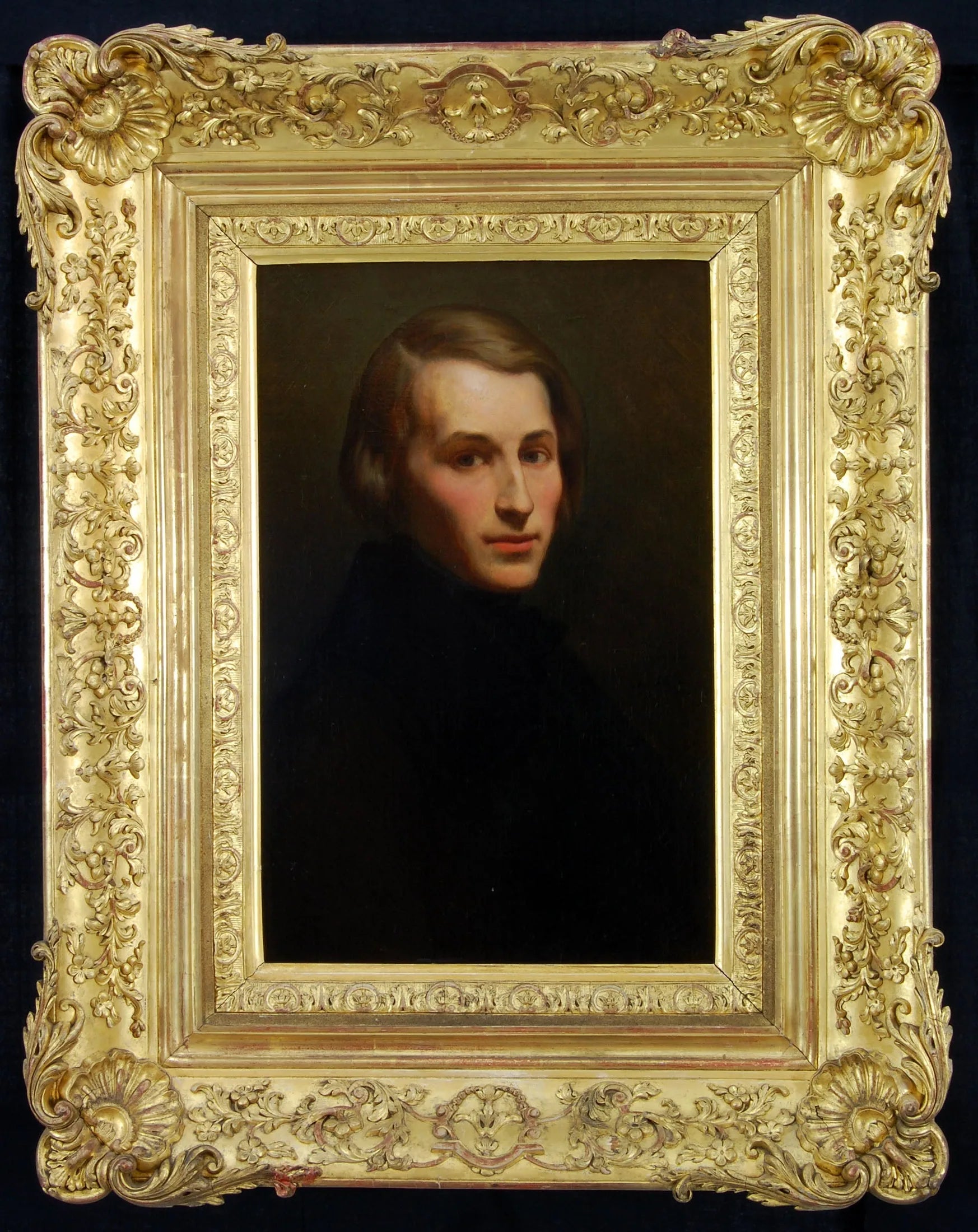 Portrait du Dr René Marjolin - Ary Scheffer image 1 copie peinte à la main à l’huile