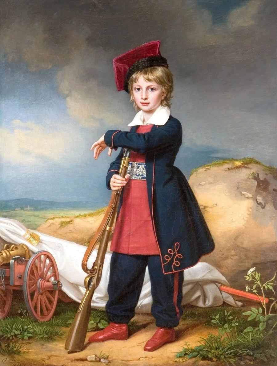 Porträt des Herzogs von Reichstadt in polnischer Militäruniform - Joseph Karl Stieler