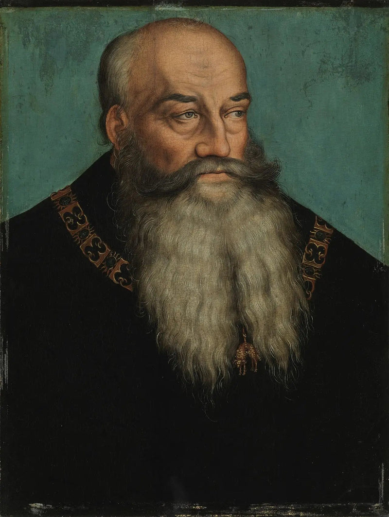 Porträt des Herzogs Georgs von Sachsen, auch Georg der Bärtige genannt - Lucas Cranach der Ältere