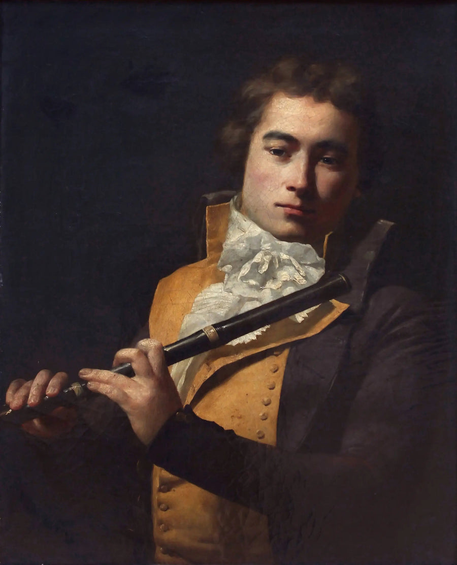Porträt des Flötisten François Devienne - Jacques-Louis David