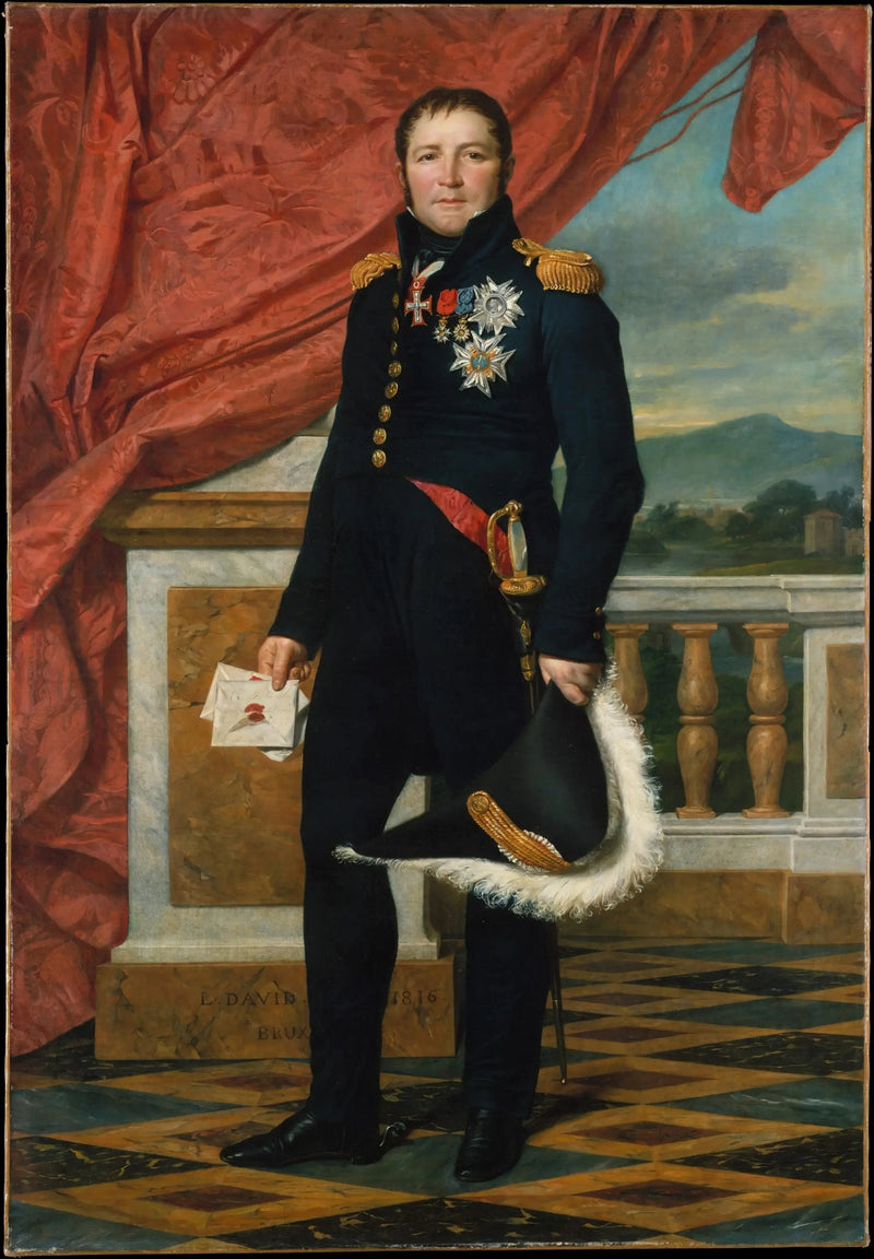 Porträt des Generals Étienne-Maurice Gérard - Jacques-Louis David