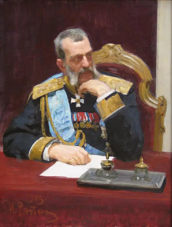Porträt des Großherzogs Vladimir Alexandrowitsch - Ilya Repin