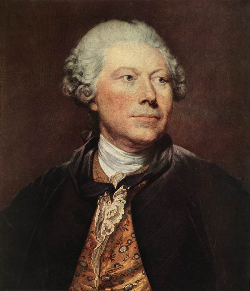 Porträt des Gravuristen Jean-Georges Wille - Jean-Baptiste Greuze