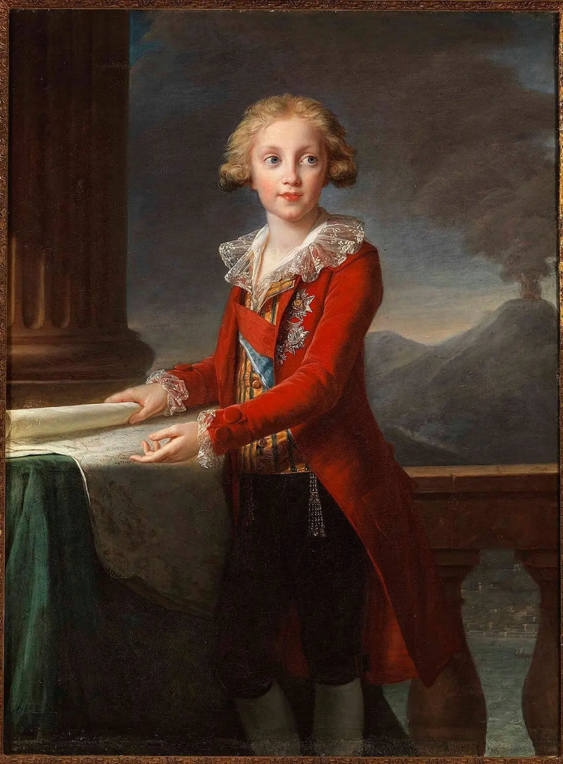 Porträt des jungen Francesco von Bourbon-Sizilien - Élisabeth Vigée Le Brun