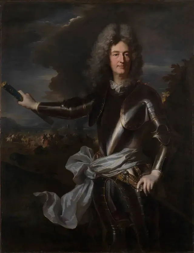 Porträt des Marschalls Charles-Auguste Goyon de Matignon, Graf von Gacé - Hyacinthe Rigaud