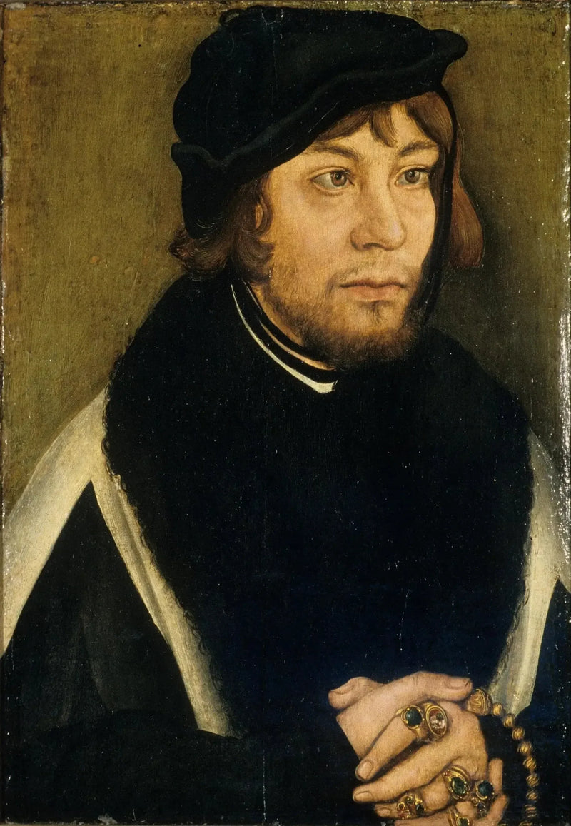 Portrait des Markgrafen Albrecht von Brandenburg-Ansbach - Lucas Cranach der Ältere