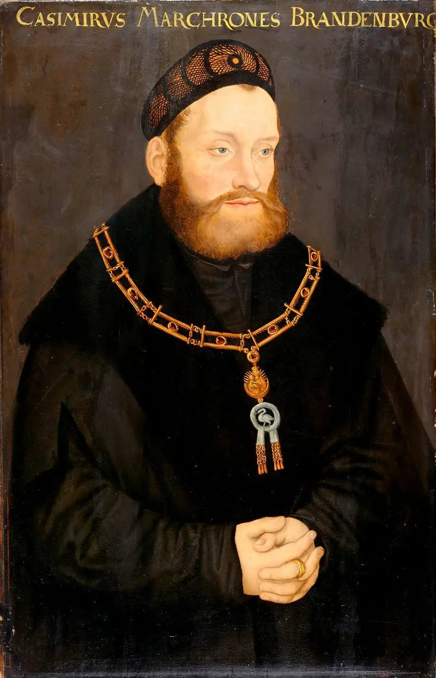 Porträt des Markgrafen Kasimir von Brandenburg-Kulmbach - Lucas Cranach der Ältere