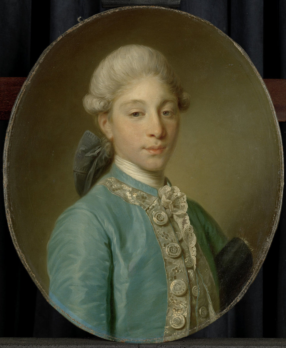 Portrait du marquis de Saint-Paul - Jean-Baptiste Greuze image 1 tableau peint à l’huile sur toile