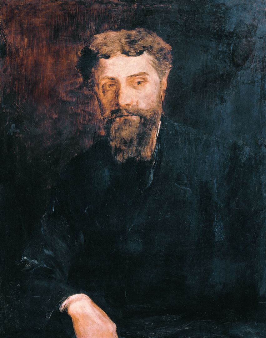 Portrait du médecin Doré (croquis) - Mihály Munkácsy image 1 reproduction d’œuvre d’art à l’huile