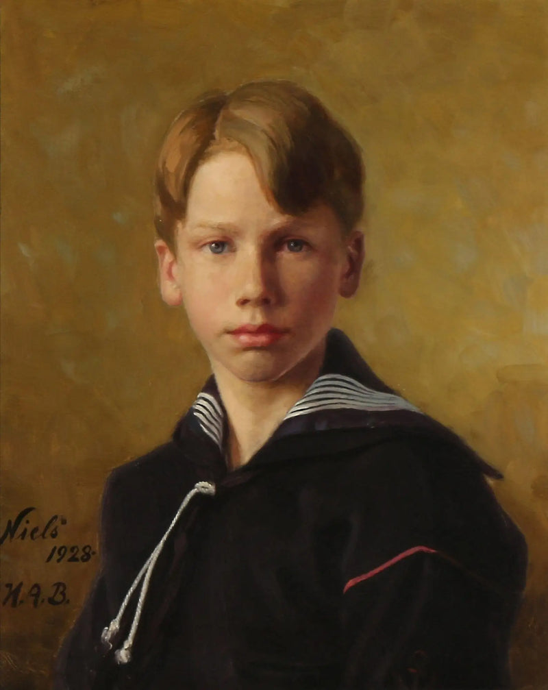 Portrait des Neffen des Künstlers, Nils - H. A. Brendekilde