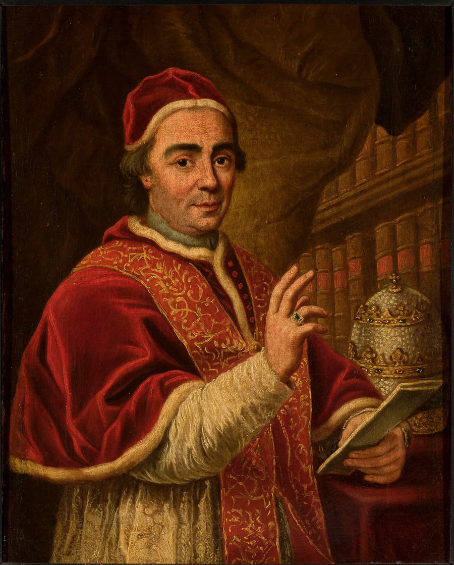 Porträt des Papstes Clemens XIII. - Anton Raphael Mengs