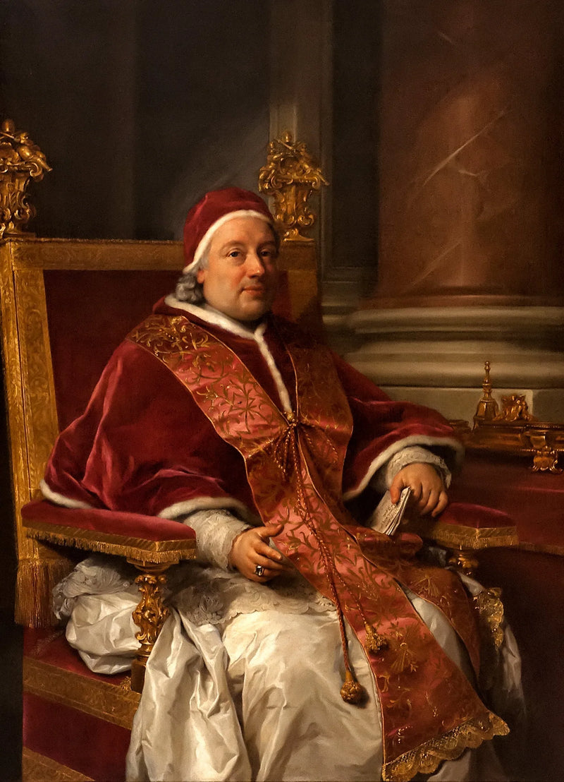 Porträt des Papstes Clemens XIII Rezzonico - Anton Raphael Mengs