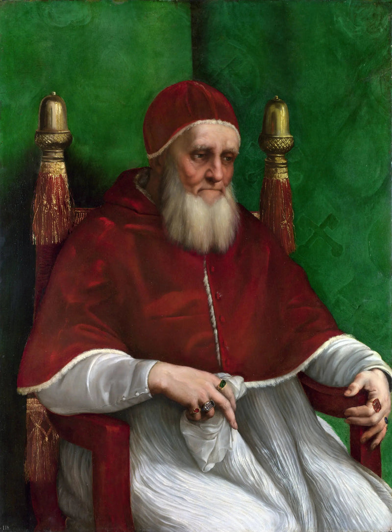 Porträt von Papst Julius II. - Raffael Sanzio