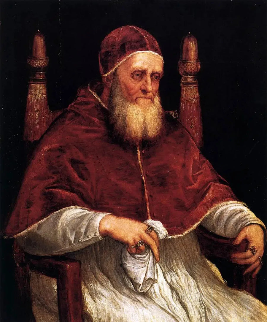 Portrait des Papstes Julius II - Titian