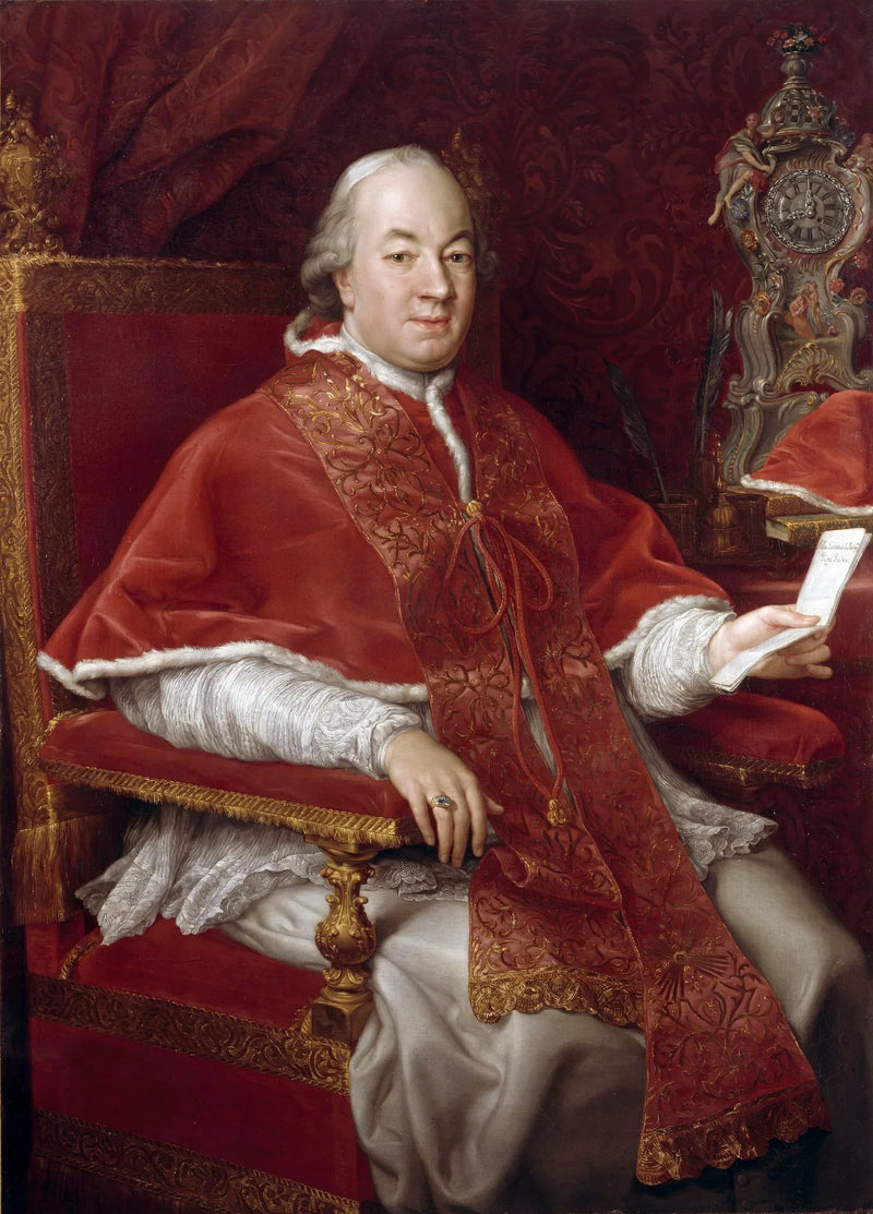 Porträt des Papstes Pius VI., Giovanni Angelo Braschi (1717-1799) - Pompeo Batoni