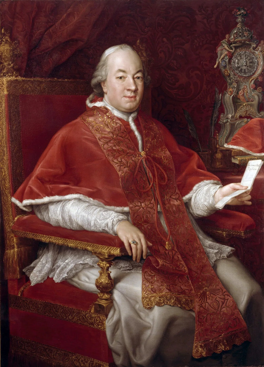 Porträt des Papstes Pius VI., Giovanni Angelo Braschi (1717-1799) - Pompeo Batoni