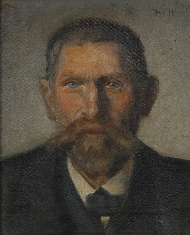 Porträt des Fischers Jens Martin Jensen Råntved. -Michael Peter Ancher