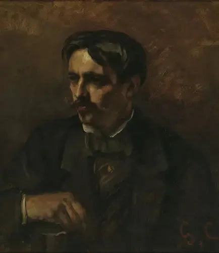 Porträt des Malers Alfred Stevens - Gustave Courbet