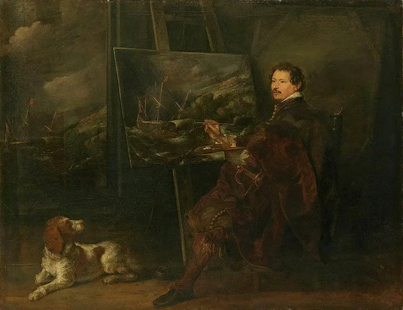 Portrait des Malers Andries van Eertvelt - Antoine van Dyck