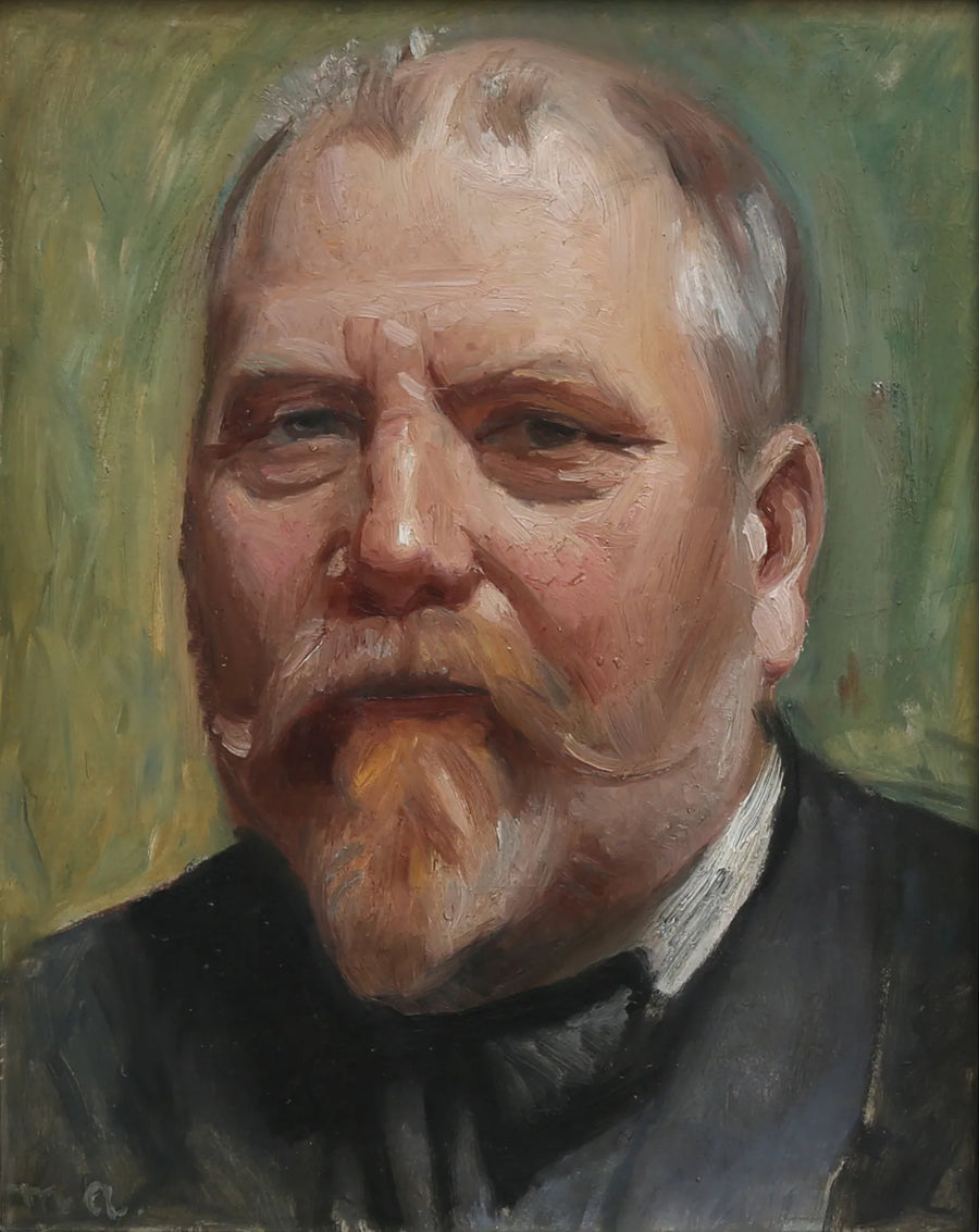 Porträt des Malers Carl Müller. – Michael Peter Ancher