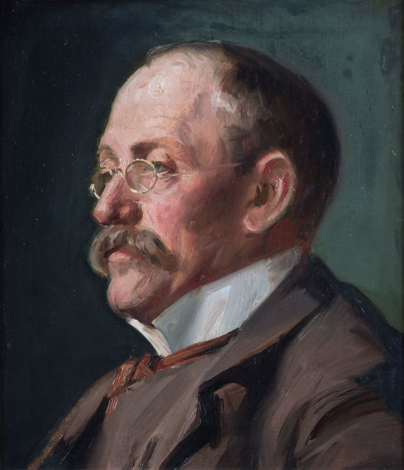 Porträt des Malers Eilif Peterssen - Michael Peter Ancher