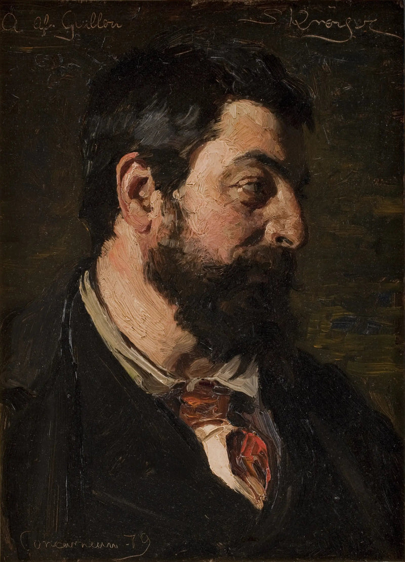 Porträt des französischen Malers Alfred Guillou - Peder Severin Krøyer