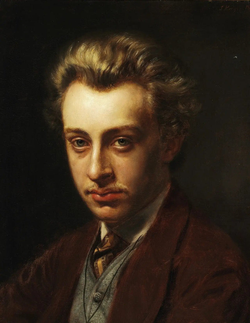 Porträt des Malers Frans Schwartz - Peder Severin Krøyer