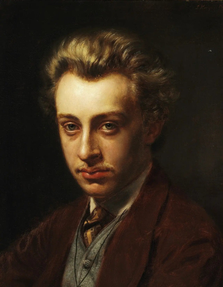 Porträt des Malers Frans Schwartz - Peder Severin Krøyer