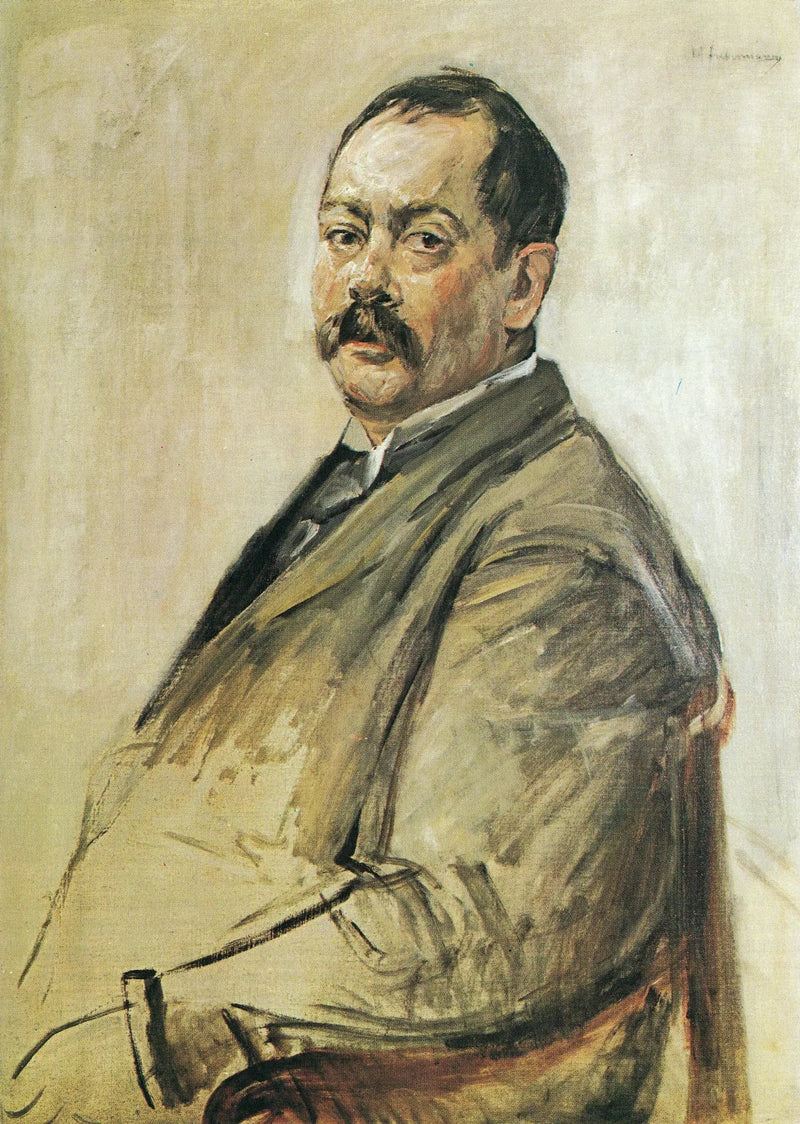 Porträt des Malers Lovis Corinth - Max Liebermann