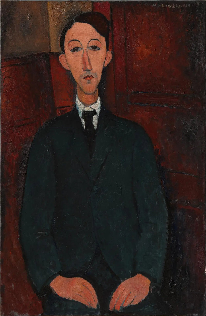 Porträt des Malers Manuel Humbert - Amedeo Modigliani