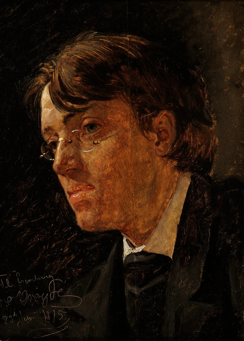 Porträt des norwegischen Malers Eilif Peterssen. - Peder Severin Krøyer