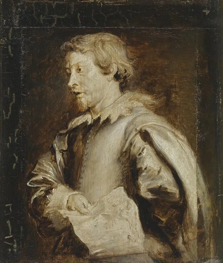 Portrait des Malers Landschaftsmalers Lucas van Uden - Antoine van Dyck