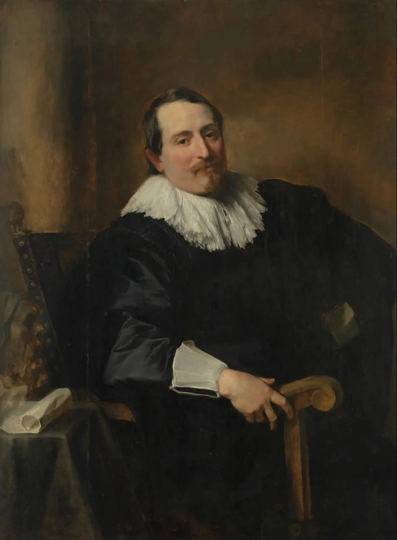 Portrait des Malers Theodor Rombouts - Antoine van Dyck