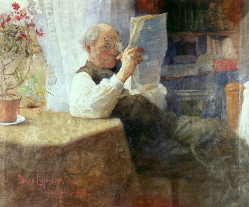 Porträt des Vaters des Künstlers – Bruno Liljefors