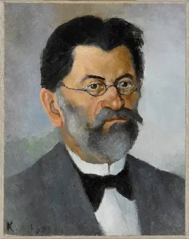 Portrait du père de l'artiste - Kazimir Malevich image 1 reproduction réalisée par Alpha Reproduction