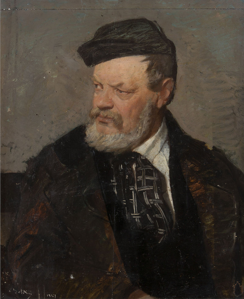 Porträt des Vaters des Künstlers, Antonio Boldini - Giovanni Boldini