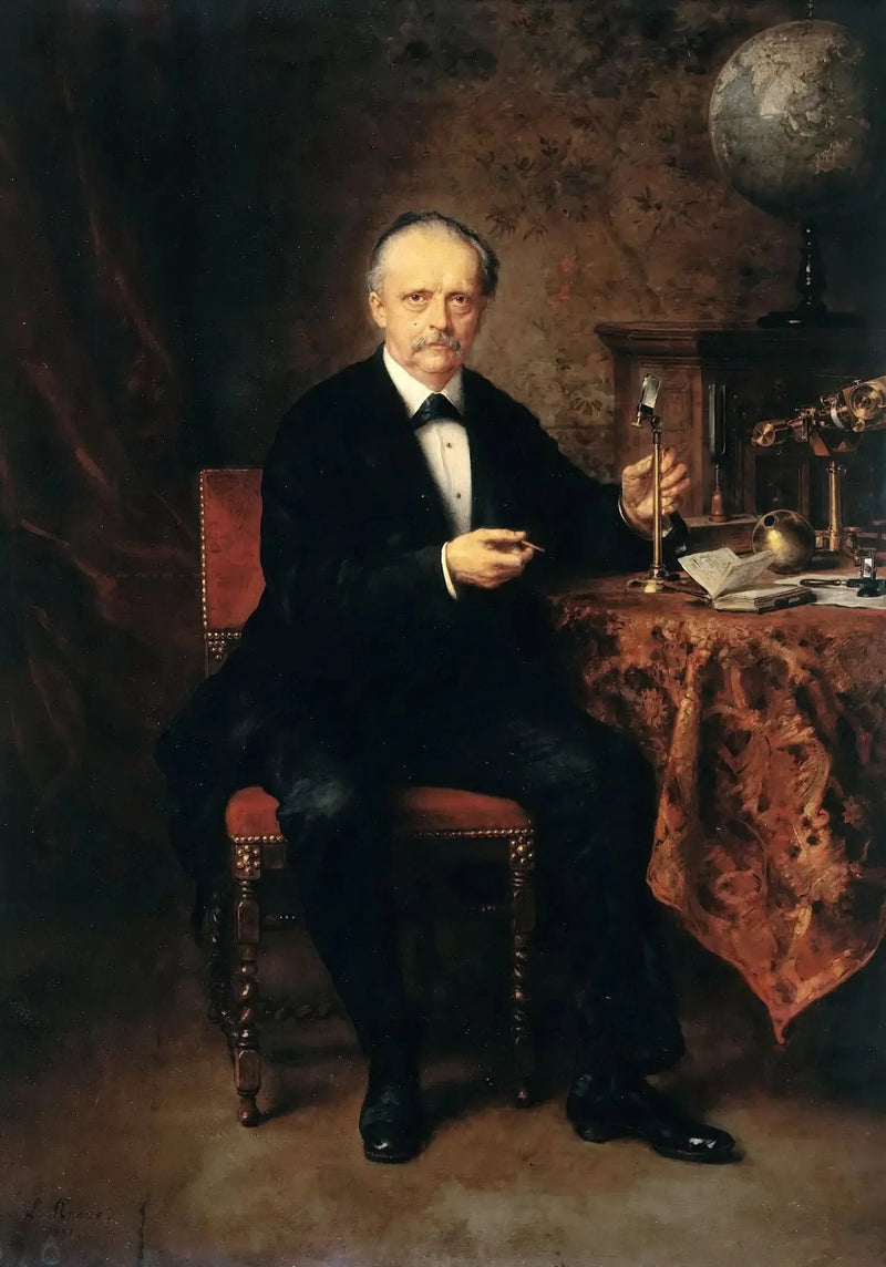 Portrait des Physikers Hermann von Helmholtz - Ludwig Knaus