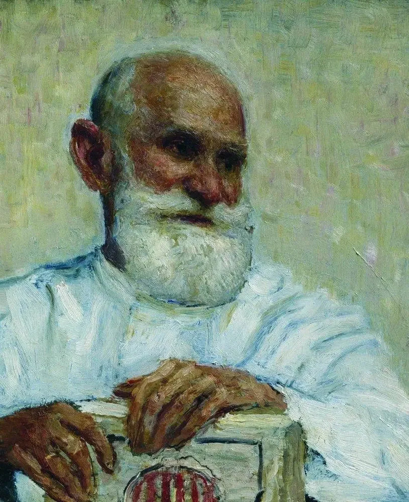 Portrait des Physiologen Ivan Petrovitch Pavlov - Ilya Repin