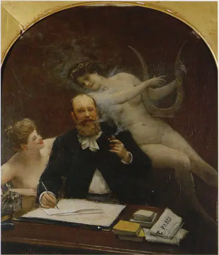 Portrait des Dichters Armand Silvestre - Jean Béraud